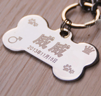 Dog tag necklace engraving machine