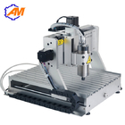 AMAN3040 mini 3d cnc router machine CNC wood craft engraving machine 3040 4axis for small business