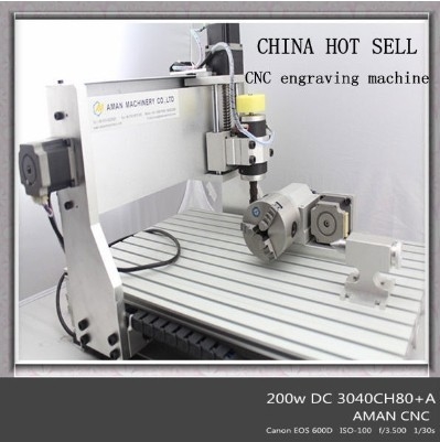 200w 3020+4axis cnc engraving machine