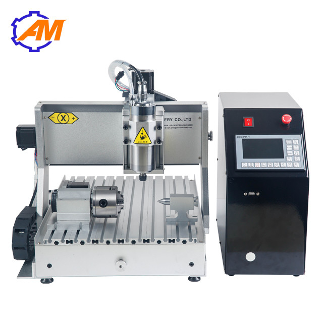 Price of hot sell mini metal cnc 3d  professional cnc router machinery 3040  4 axis cnc design engraving machine