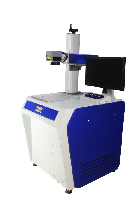 New Desktop 20W fiber laser marking machine price Qr Code 4 Axis Laser Engraving Machine