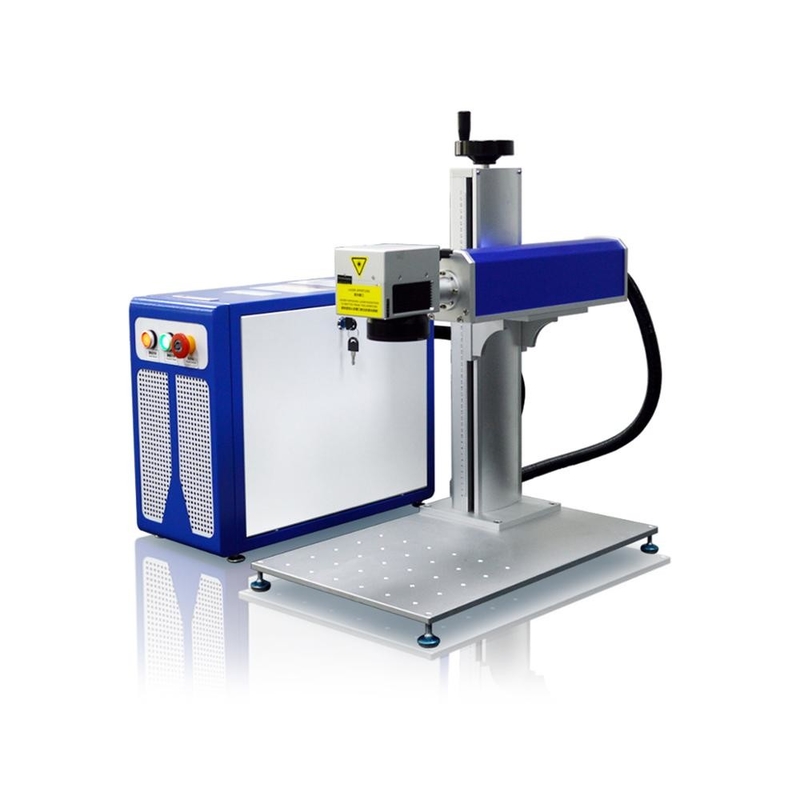 fiber laser marking color on stainless steel metal cooper laser cutting marking machine